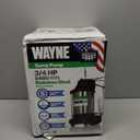 WAYNE CDU980E 3/4 HP Submersible Sump Pump Cast Iron & Stainless Steel, Vertical Float Switch, 5,490 GPH