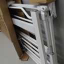 Regalo Safety 38" Baby Gate for Doorways & Bottom of Stairs, Pressure Mount Design for Babies, Toddlers & Pets, Tested & Safe for 30 Years, American Designed, American Owned, White