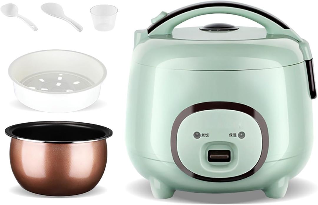 Rice Cooker (2-5L) Home Dormitory Rice Cooker, Non-stick Inner Pot, for Make Rice & Steam Food & Vegetables, 220-240V US/EU Power(2l)