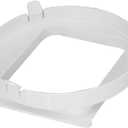 Portable Air Conditioner Exhaust Duct Interface 5.9 Inch Square to Round Adapter for Midea KY25 JHS Vissani - Please Confirm Size & Shape Before Purchase