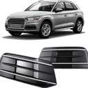 GearUp 1 Pair Front Driving Fog Light Bezel Cover for Audi Q5 2018-2020 Replaces 80A807679D, 80A807680D