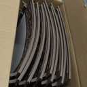 Blissun Christmas Tree Ring, 28.5" Plastic Christmas Tree Collar, Christmas Tree Skirt for Artificial Christmas Trees Decoration (Extra Large, Black)