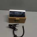 StartFine Clip On Security Mirror Convex Desk Office Cubicle for Personal Safety Desk Rear View Mirror Monitor Computer to See Behind You Flexible Gooseneck (Rectangle 6.69"x2.95" Frameless)