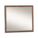 18x24 Inch Wood Mirror for Bathroom, Wooden Frame Wall Mirror Farmhouse Wall Mounted Rectangle Mirror for Vanity