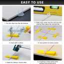1/16" Tile Leveling System Spacers 2000 PCS Tile Leveling Clips Kit Prevent Tile lippage Leveler Spacers for DIY Professional Ceramic Tile and Stone Installation (1/16 IN, 2000)