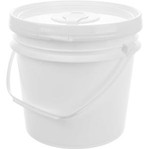 Homoyoyo Large 4L Refillable Wipes Bucket with Lid and Handle - Heavy Duty Cleaning Wipes Dispenser for Gyms - Schools and Commercial Use for Rolls 8.06X8.06X7.66In (2 counts)