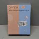 deweisn Folding Lighted Makeup Mirror with 72 LEDs 3 Colors Light Modes USB Rechargable 1800mA Batteries Portable Ultra Thin Compact Vanity Mirror Dimmable Travel Mirror (White)