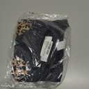 Junior's Mickey & Friends Cheetah Print Minnie Mouse Bow T-Shirt (Black, XXL)