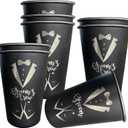 Groomsmen Gifts Set of 8, Bachelor Party Favors Accessories, Stainless Steel Tumbler Cups, Groomsmen Proposal Gifts, Team Groom Decorations (Groom Crew)