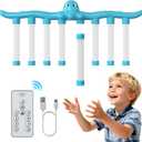 Reflex Drop Sticks Challenge Game, Hand-Eye Coordination Training Toy with 3 Speed Modes, Remote-Controlled Catching Sticks Reaction Game for Kids & Adults