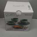 Gallery Madison Dinnerware Set, 12 pc, Green