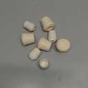 Shepherd 4 Pack Non-Slip Round Rubber Leg Tip Protectors - 1" Inner Diameter for Chairs, Stools & Tables - Reduce Noise & Prevent Scratches  White