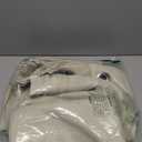 RYB HOME 2 Panels Outdoor Curtains Windproof, Heavy Duty Weighted Waterproof Drapes Block Sun & Heat 100% Privacy Drapes for Patio Area Pergola Porch Deck, Beige, W 105x L 84 inches