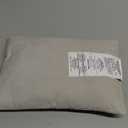 Pipsqueak Small Pillow - Mini 11 x 7 inches - Tiny Pillow for Travel, Dogs, Toddlers, Kids, Lumbar, Knees and Neck - Gray
