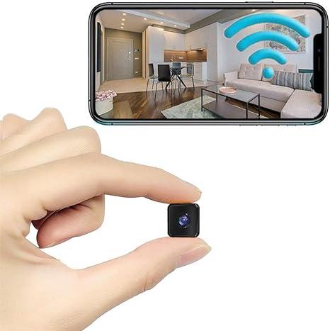 Mini Indoor Security Camera Wireless Home Small Outdoor WiFi Pet Cameras,2025 Upgraded 4K Tiny Nanny Cam, Wide Angle,Night Vision,Home Indoor Outdoor Camara, No Need WiFi Camaras,For House Security