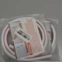 39" Side Open One Cord Hider (<1/4") for Wall Mounted Tv,Extension Flexible Cable Cover to Hide Conceal Cords Along Wall,Wire Raceway Management Cable Concealer Channel,Electric Cord Organizer,White