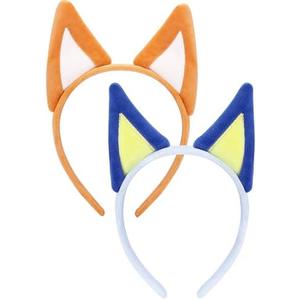 SALACOOL 4 PCS Dog Ears Headband for Adult,Plush Dog Headbands Halloween Costume Accessories Party Animal Cosplay