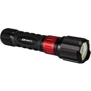 Dorcy 5.9-in. 1,000-Lumen USB-Rechargeable Instant Spot Flood Flashlight, Black (41-4358)