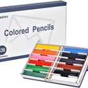 Madisi Colored Pencils Bulk - Pre-Sharpened - 12 Assorted Colors - 336 Bulk pack