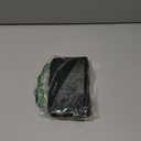 ZOOEASS Women Genuine Leather Zip Mini Coin Purse With Key Ring Triple Zipper Card Holder Wallet (Standard, Black)