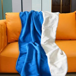 Waterproof Blanket for Bed Couch Sofa, Reversible & Reusable Cat, Dog Blanket Waterproof Washable, Small Water Resistant Blankets, Leakproof (40"x60", Blue/Warm White) Waterproof Blanket for Bed Couch Sofa, Reversible & Reusable Cat, Dog Blanket Waterproof Washable, Small Water Resistant Blankets, Leakproof (40"x60", Blue/Warm White)