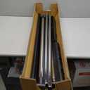 Honey-Can-Do Adjustable Rolling Metal Double Clothes Rack GAR-09375 Chrome, 30 lbs