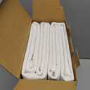 Pack of 2 Cotton Top-Layer Reusable Tuckable Underpads Incontinence Bed Pads Queen 34"X60" Washable 21" Wings (White)