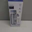 PHILIPS Filtered Water Bottle, BPA-Free Tritan Plastic Water Bottles, Replaces 450 Plastic Water Bottle with Reusable GoZero Everyday Water Filter, Portable Filtering Bottle for Travel, 22 oz, Blue