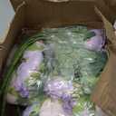 MARTINE MALL 8 Packs Peonies Artificial Flowers, Pinkish-Purple Artificial Peonies, Silk Peonies Flowers Fake Peonies Artificial Flowers Peonies Bouquet for Centerpiece Table Wedding Party Home Decor