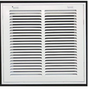 HVAC Premium 14 x 16 Duct Opening Steel Return Air Filter Grille, for 1-inch Filter, Removable Door, Flat Stamped HVAC Vent Cover Grille, Outer Dimensions 16.5 x 18.5