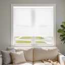 Cordless Thermal Insulation Cellular Shades, White, 32''W x 48''H