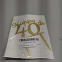 Gold Mirror Acrylic "Happy 40th" Cake Topper - Elegant Decoration for 40th Birthday & Milestone Parties - Cake Decor for Men & Women