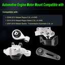 Engine Motor Mount Compatible with Nissan 2008-2013 Rogue 2014-2015 Rogue Select AWD 2.5L Replacement for A7370 A7392 A4351 A4352 Set of 4