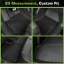 Floor Mats for Nissan Maxima 2016-2023 (for S/SL/SR/SV/Platinum), Heavy Duty TPE Waterproof Non-Slip All Weather Protection Custom, Floor Mats & Cargo Liner