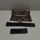 INDEEMAX Ankle Brace for Sprained Ankle Compression Sleeve, 2 Pack Copper Infused Ankle Support Brace for Women & Men, Plantar Fasciitis Relief Achilles Tendonitis, Sports Running, Copper Black, L