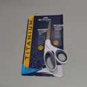 Westcott 5-Inch Micro-Tip & 8-Inch Bent Craft Fabric Scissors - Titanium Bonded Blades for Heavy Fabric and Precise Snips, 2 Pack