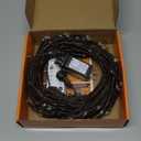 Enchanted Willow Vine Lights with Remote, Christmas Swags Decorations Indoor Room Decor, 18 Branches 144 LEDs Lighted Willow Vine Lights for Walls Bedroom Home Decor (Brown)