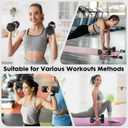 EQUIPRO Adjustable Dumbbell Set, 4 in 1 Free Weights Dumbbells Set for Women, Weights for Women at Home, 2lb 3lb 4lb 5lb with TPU Soft Rubber Handle for Home Gym Exercise Training