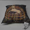 The Hunt of the Unicorn or the Unicorn Tapestries Throw Pillow (18x18)