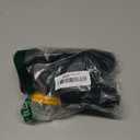 Silkfly 4 Pcs Luggage Wheels Replacement Travel Suitcase Caster Repair Kits with Screw Replacement Left and Right Wheels Mute Bearing Swivel for Luggage(Black,Small)