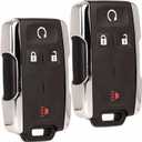 Machanmagic Key Fob Replacement Compatible for Chevy Silverado GMC Sierra 1500 2500 HD 3500 HD 2014-2020 Chevrolet Colorado GMC Canyon 2015-2021 Car Keyless Entry Remote Start Control 2 Sets