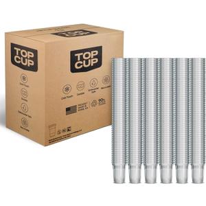 Top Cup Bulk Aluminum Party Cups, Stealth Design, 16oz, 600 Count | Made in the USA, Colder, Durable, Reusable, Recycleable, Dishwasher Safe, 16oz - 600ct( 30 Packs)