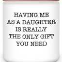 Gifts for Mom Dad from Daughter - Funny Mom Dad Birthday Gift, Mothers Fathers Day Birthday Thanksgiving Christmas Lavender Candles Gifts from Daughter