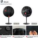 Bitubi Industrial Fan Cover, Waterproof Outdoor Fan Covers, Compatible for 20-24 Inch Wall Mount Fan and Pedestal Fan, Heavy Duty 600D oxford Dustproof Fan Cover,Black