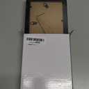 PECULA 2 Pack 4x6 Black Picture Frame for Wall and Tabletop Display, Photo Picture Frame with Clear Display