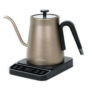 BiYiNiao  Electric Kettle Gooseneck Pour Over Kettle ±1℉ Temperature Control Quick Heating Water Boiler for Coffee & Tea & Formula Auto Shut Off Tea Kettle, 100% Stainless Steel,1200 W, 0.8L BiYiNiao  Electric Kettle Gooseneck Pour Over Kettle ±1℉ Temperature Control Quick Heating Water Boiler for Coffee & Tea & Formula Auto Shut Off Tea Kettle, 100% Stainless Steel,1200 W, 0.8L