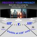 [2 Pack] 20 Inch Computer Privacy Screen for 16:9 Aspect Ratio Widescreen Monitor, Eye Protection Anti Glare Blue Light Computer Monitor Privacy Filter, Removable Anti-Scratch 20in Protector Film