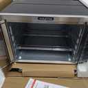 Gourmia French Door Air Fryer  25 Qt Large Capacity Convection Oven, Fryfroce 360, Digital Display with 17 Cooking Presets, Bake, Toast, Roast, Dehydrate, Fits 12 Pizza (Stainless Steel)