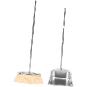120cm Vertical Broom Dustpan Home Cleaning Broom Kit for Efficient Dust Removal
