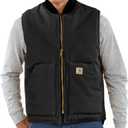 Carhartt Men's Duck Vest (Medium, Black)